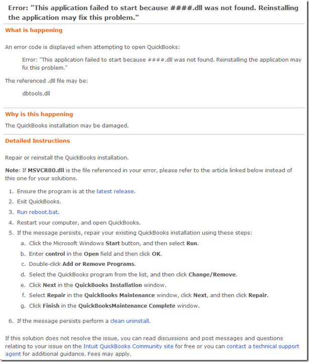 MPECS Inc. Blog: US QuickBooks 2011 R1 – Third Party Components Install ...